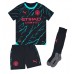Tanie Strój piłkarski Manchester City Erling Haaland #9 Koszulka Trzeciej dla dziecięce 2023-24 Krótkie Rękawy (+ szorty)